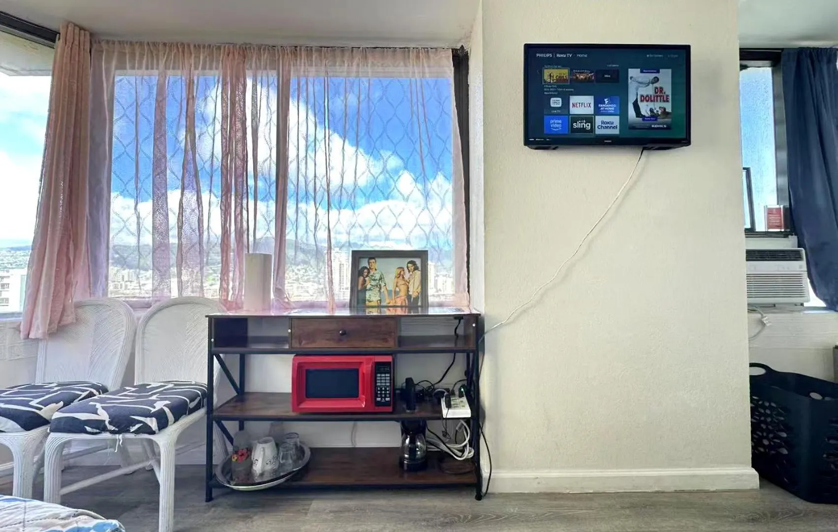 아파트 Waikikibeach Familyroom For 10 People River View 호놀룰루